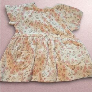 Gerber Floral Baby Dress-size 0-3 Mos NWT